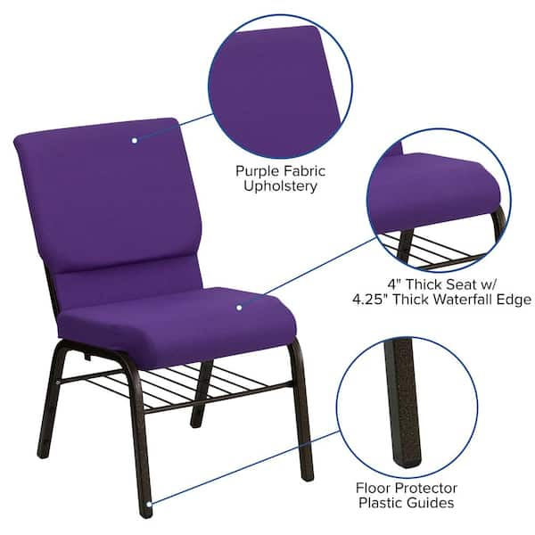 Stackable Purple Chair