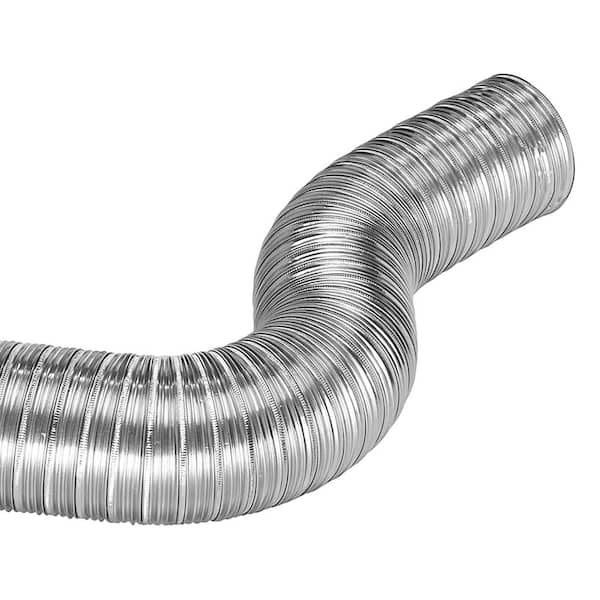 TURBRO 5 in. x 6.5 ft. Non-Insulated Flexible Exhaust Hose for