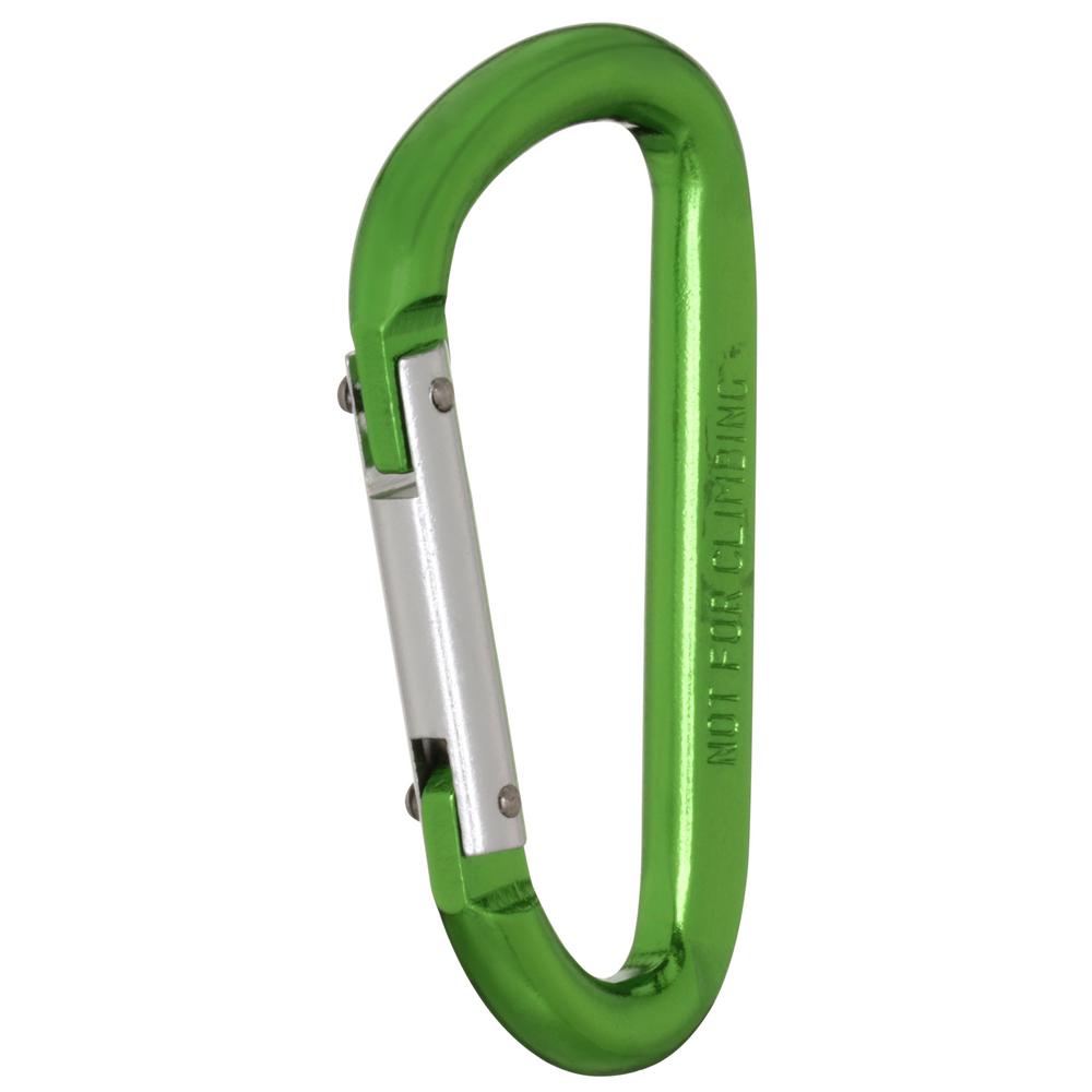 5/16 in. x 3 in. Assorted Colors Carabiners (10 Pack)