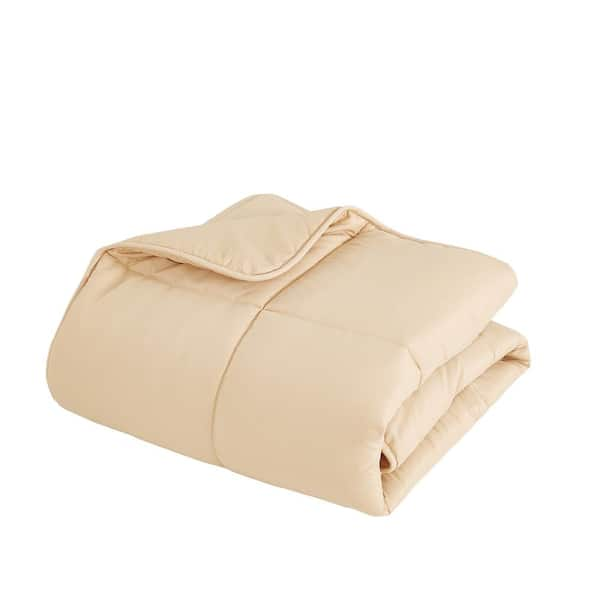 Sausalito Nights Bedding All Season Khaki Solid Queen Comforter