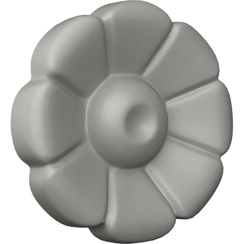 White Urethane Flower Rosette Applique 2.5''