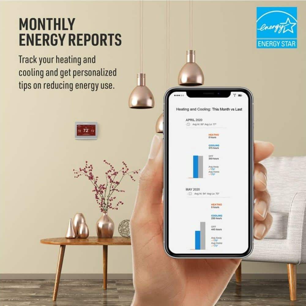 Honeywell Silver Wi-Fi Smart Color Programmable Thermostat