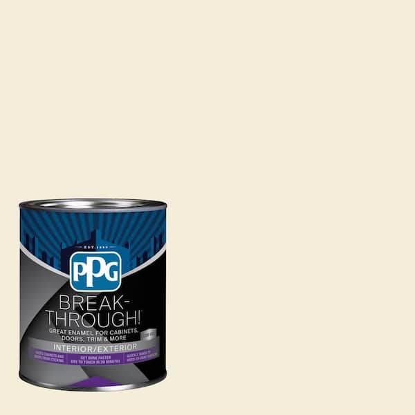Break-Through! 1 qt. PPG1209-1 Satin Weave Satin Door, Trim & Cabinet Paint