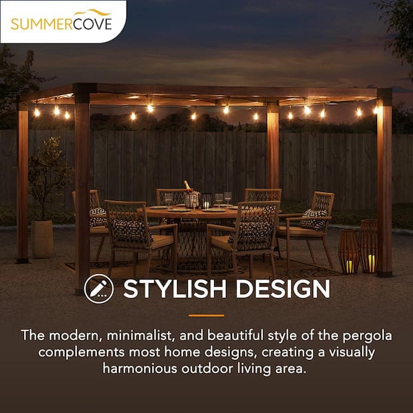 SummerCove 12 ft. x 10 ft. Brandon Pergola