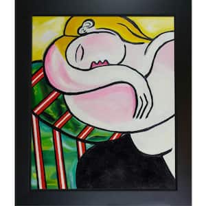 "Picasso by Nora, Out Cold with New Age Black Frame" by Nora Shepley Canvas Print