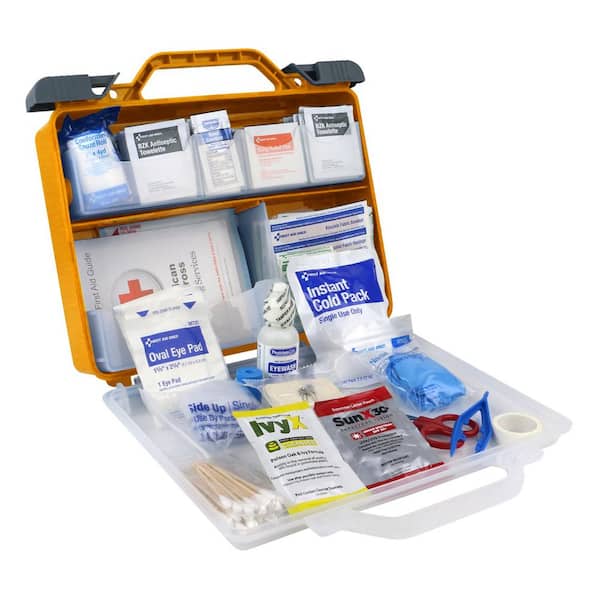 HDX 300-Piece Deluxe Clear Front Plastic OSHA First Aid Kit 59931