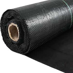 3 ft. x 300 ft. Weed Barrier 5.8 oz. Heavy-Duty PP Material Weed Barrier Landscape Fabric Ground Cover for Garden, Black