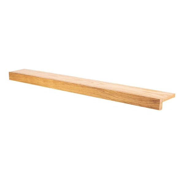 Stairtek 0.75 in. x 5.25 in. x 48 in. Prefinished Natural White Oak Wood Modern Retread Stair Nosing