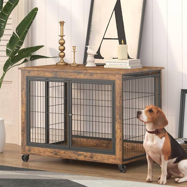 Rustic 2024 dog crate