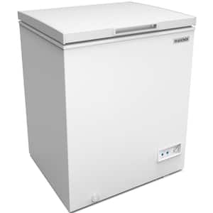 21.89 in. W 5.0 cu. ft. Manual Defrost Chest Freezer in White