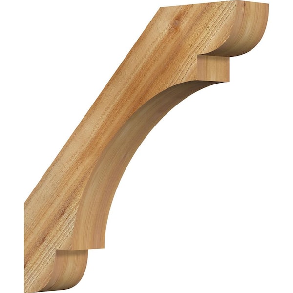 4"W x 24"D x 24"H Olympic Rough Sawn Knee Brace, Western Red Cedar