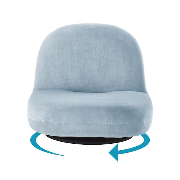 Loungie Geovanny Blue Polyester Chair With 5 Adjustable Positions