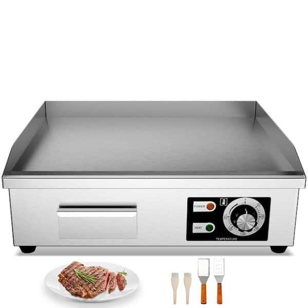 BOZTIY Electric Grill 22 in. (1600-Watt) Non-Stick Commercial Grill  Stainless Adjustable Temperature 122°F - 572°F I1310521-22INCH - The Home  Depot