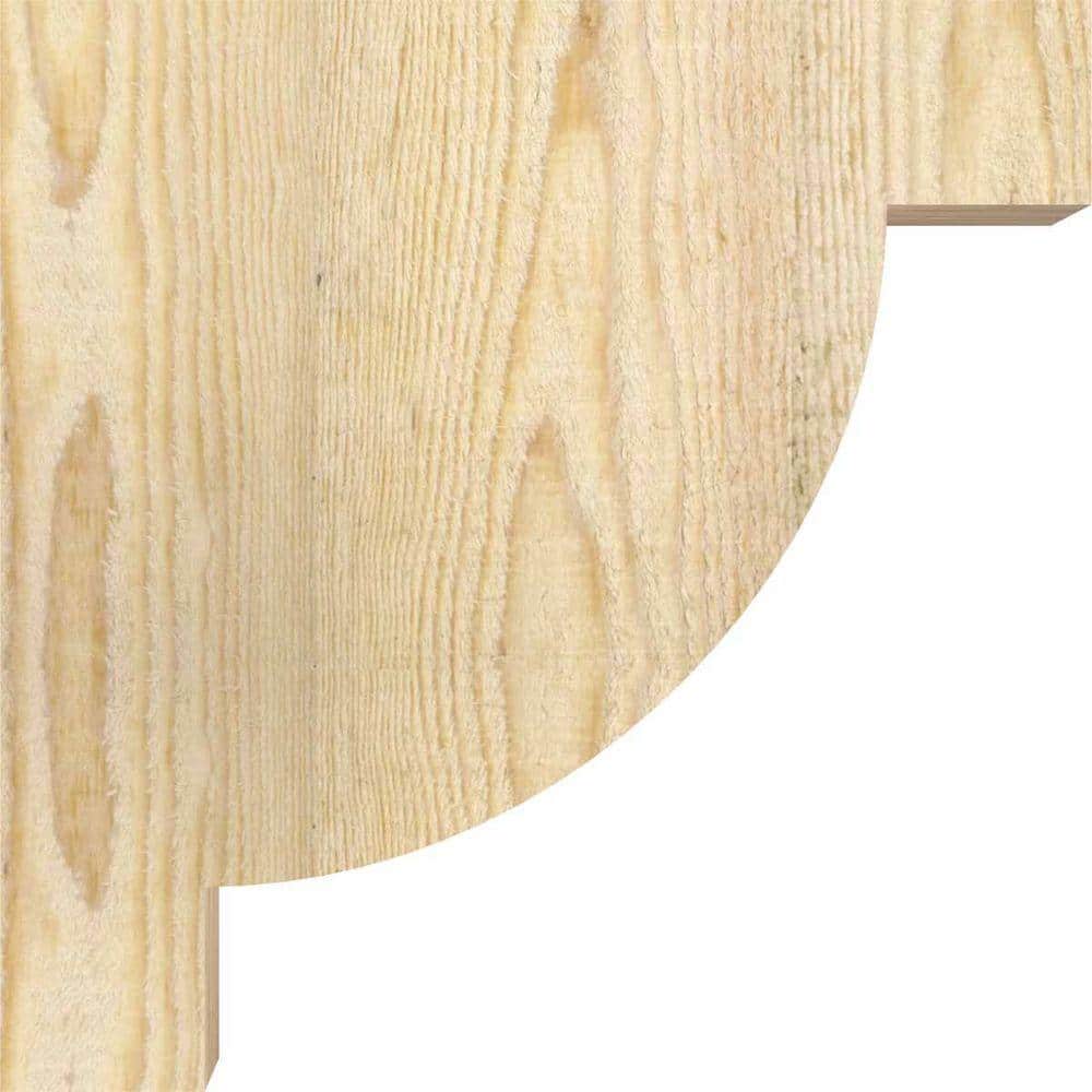 Douglas Fir Rough Sawn 12" x 12" Rustic Corbel
