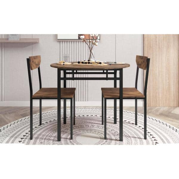 Ponderosa Round Dining Set – Rustic Furniture Depot