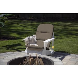 20.5 x 49 Sunbrella Cast Shale Outdoor Adirondack Chair Cushion
