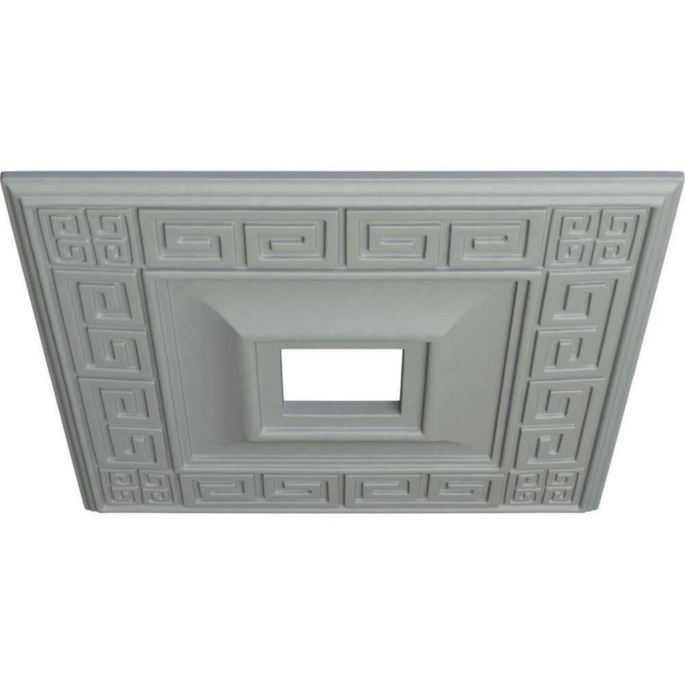 Eris 18'' Primed Square Ceiling Medallion
