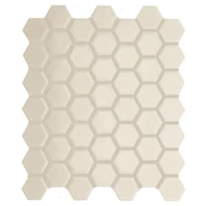 Restore Ivory 10 in. x 12 in. x Glazed Ceramic Mosaic Tile (0.81 sq. ft./each)