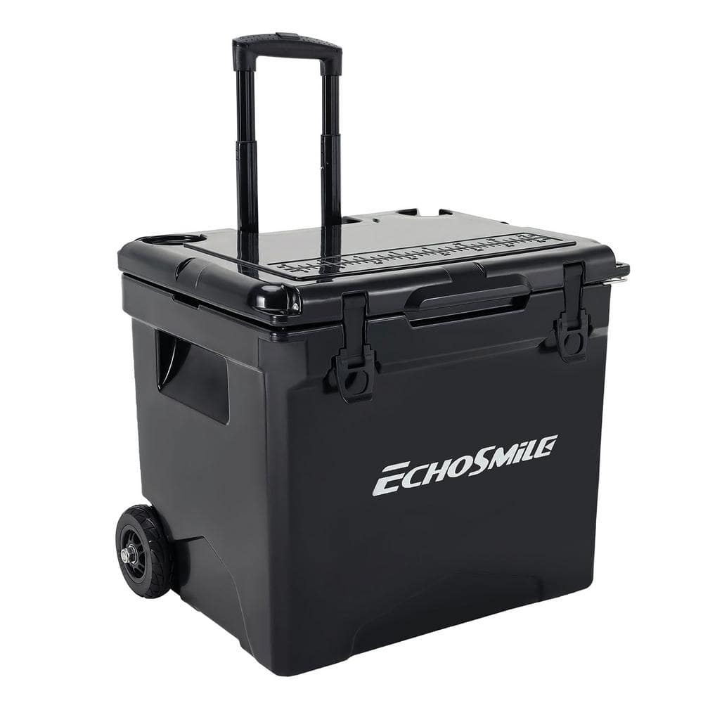 45 qt. Food & Beverage Chest Cooler, Insulated Ice Box With Wheels, Extenda