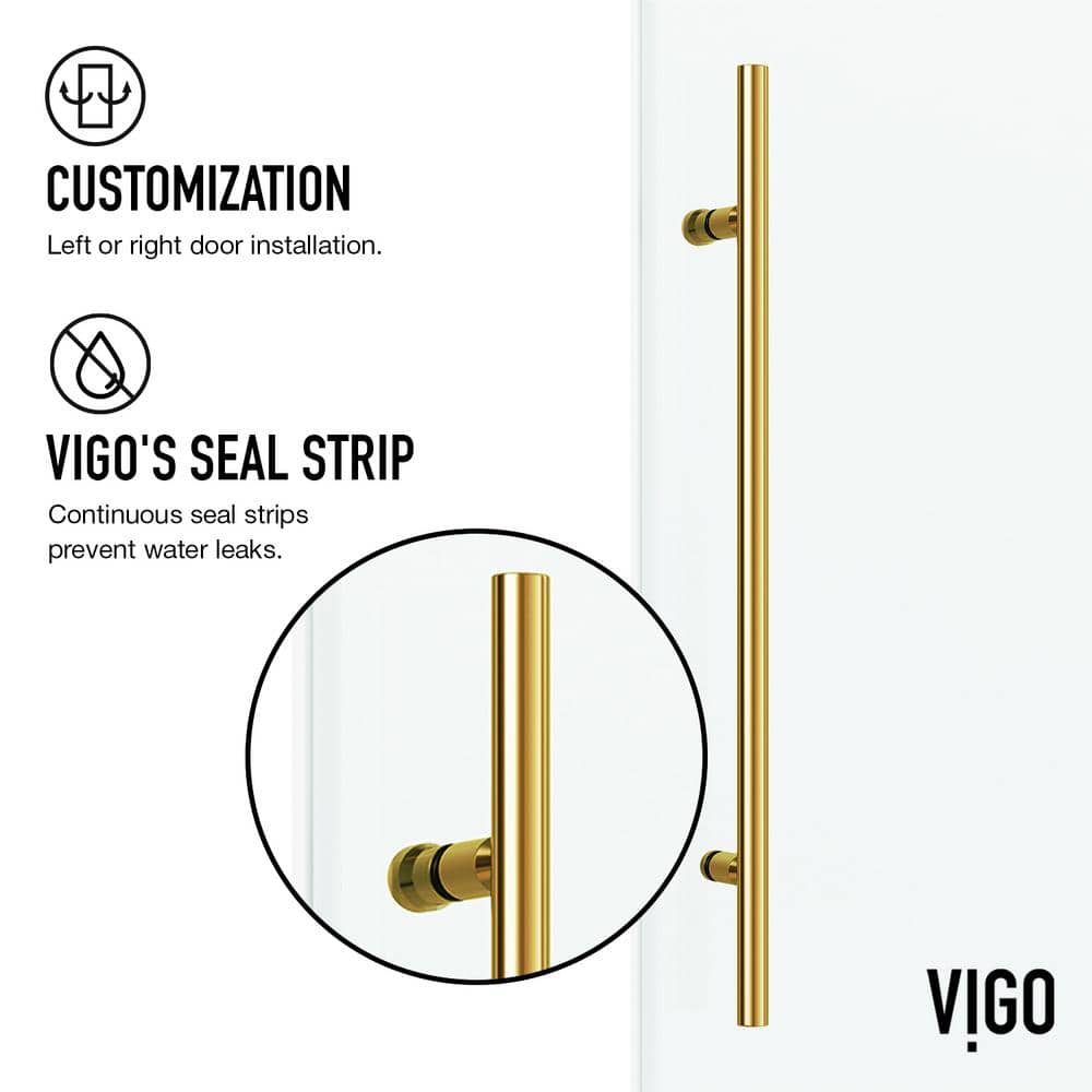 Elan E-Class 48" W x 36" D Frameless Clear Glass Sliding Shower Enclosure