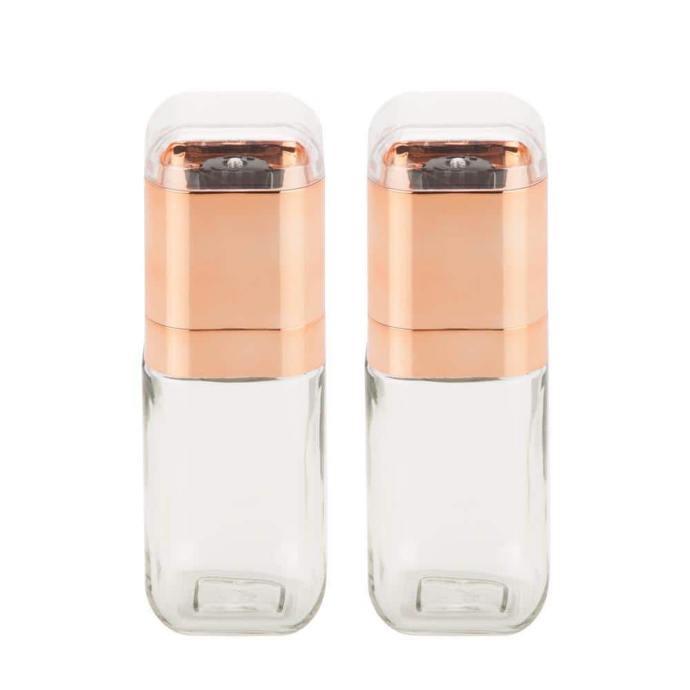 gold salt and pepper mill set