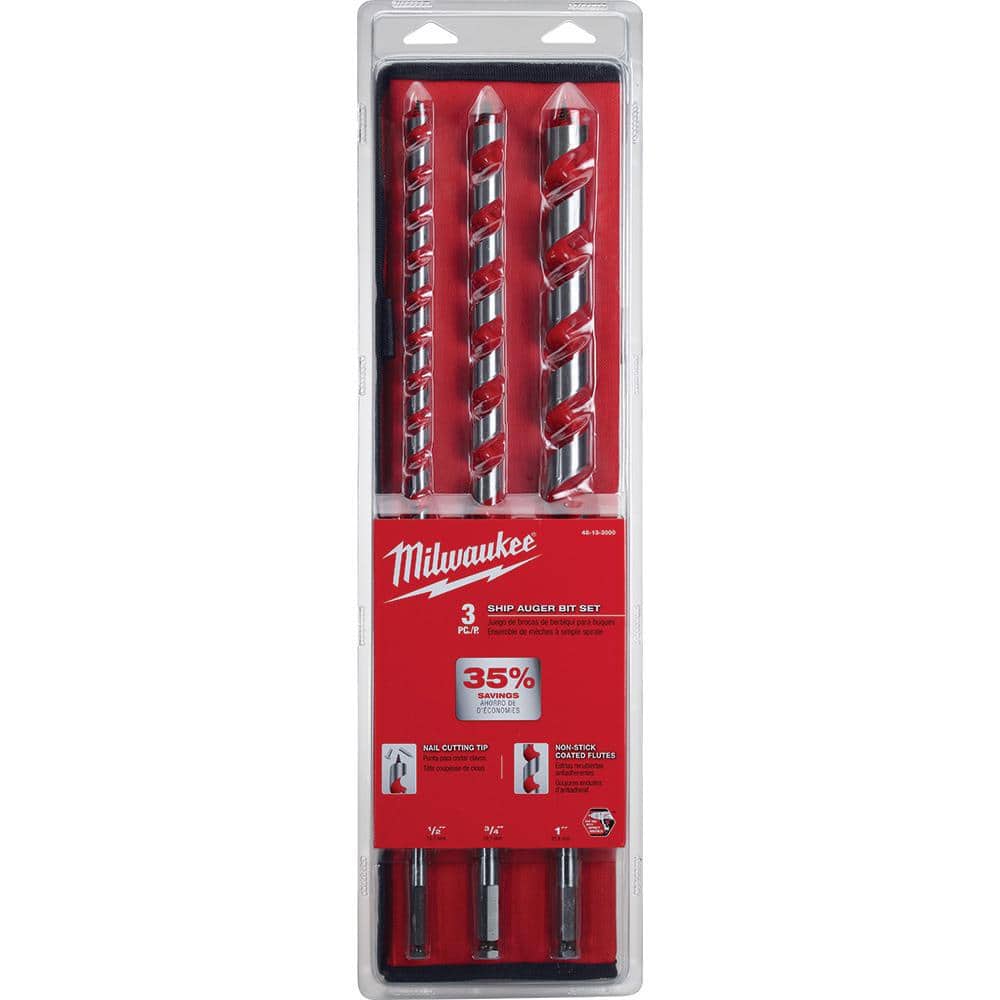 Milwaukee Electric Tools Heavy-duty Ship Auger Drill Bit for sale online 