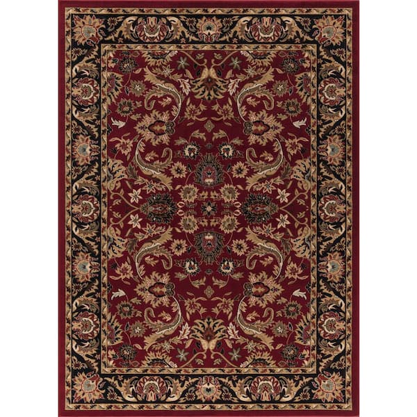 Concord Global Trading Ankara Sultanabad Red 4 ft. x 5 ft. Area Rug