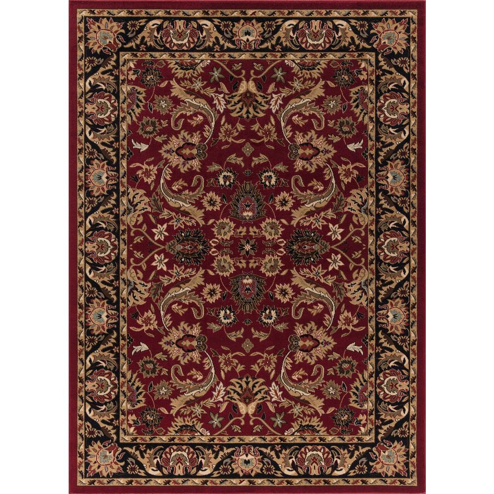 Concord Global Trading Ankara Sultanabad Red 9 ft. x 13 ft. Area Rug ...
