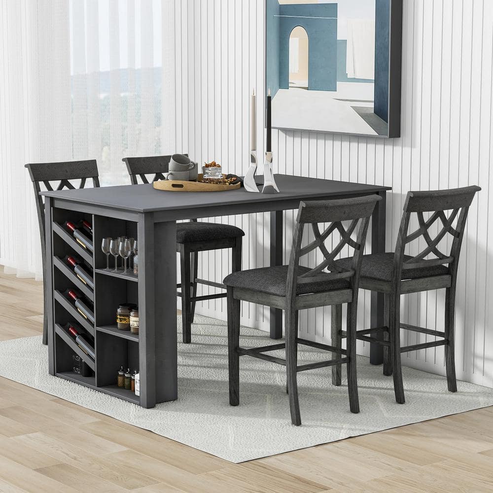 Shipp 5 piece dining set with cushions sale