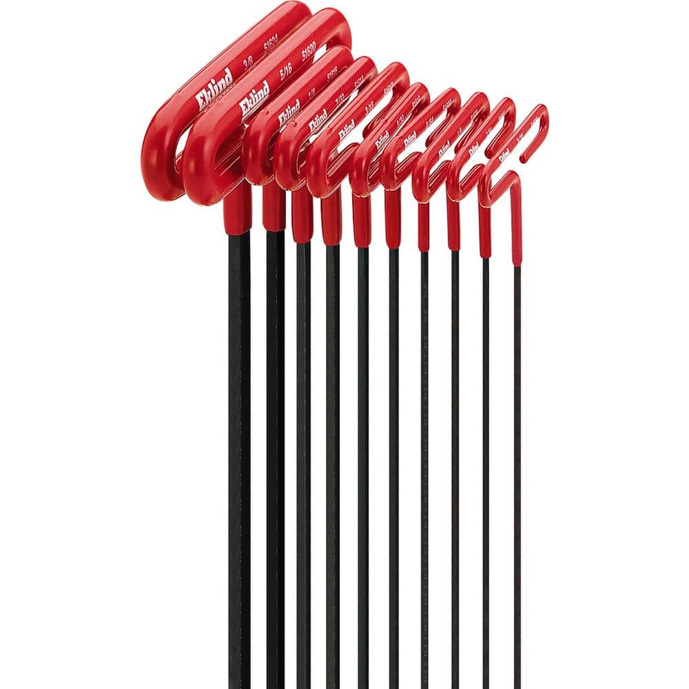 Eklind 10 Piece 9 SAE Cushion Grip T-Handle Hex Key Set