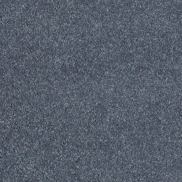 Home Decorators Collection 8 in. x 8 in. Texture Carpet Sample - Brave Soul I - Color Blue Reflection