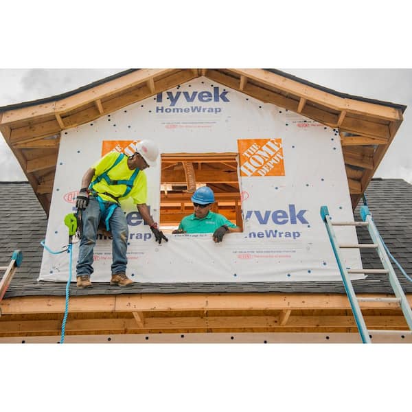 Dupont Tyvek HomeWrap sold by the Linear foot from 9 ft 9' Roll 