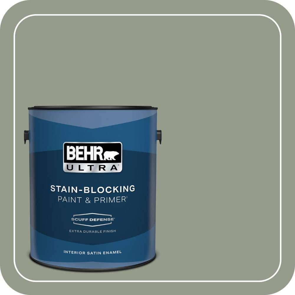 1 gal. #PMD-56 Laurel Leaf Extra Durable Satin Enamel Interior Paint & Primer price history on PriceWatchPro