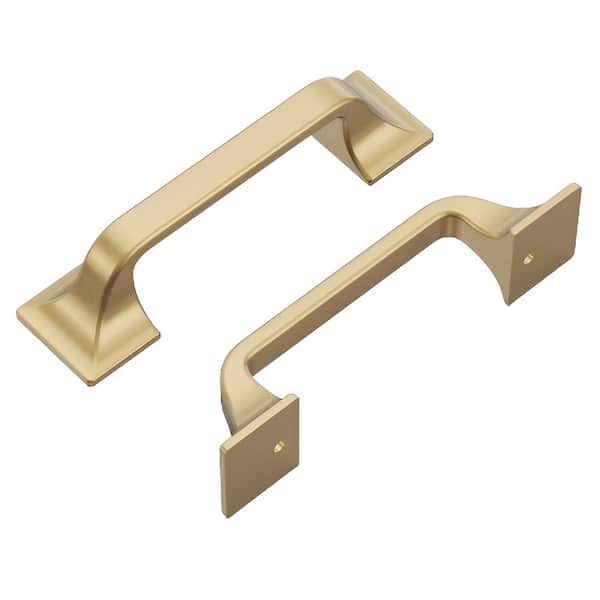 HICKORY HARDWARE Forge Collection Pull 3 in. (76 mm) Center to Center Champagne Bronze Finish Classic Zinc Bar Pull (10-Pack)