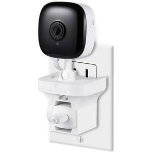 AC Outlet Swivel Mount for Kasa Spot Indoor Camera - Flexible Mounting Option for Your Home Security Camera in White
