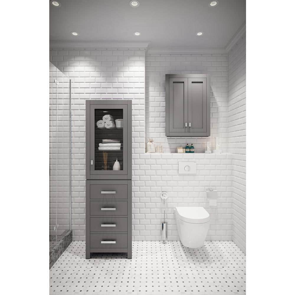 Ebern Designs Calianna Linen Tower Bathroom Cabinet & Reviews