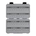 1/4 in. Drive Hex, Torx, Phillips, Slotted, Square Bit Socket Set (42-Piece)