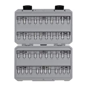 1/4 in. Drive Hex, Torx, Phillips, Slotted, Square Bit Socket Set (42-Piece)