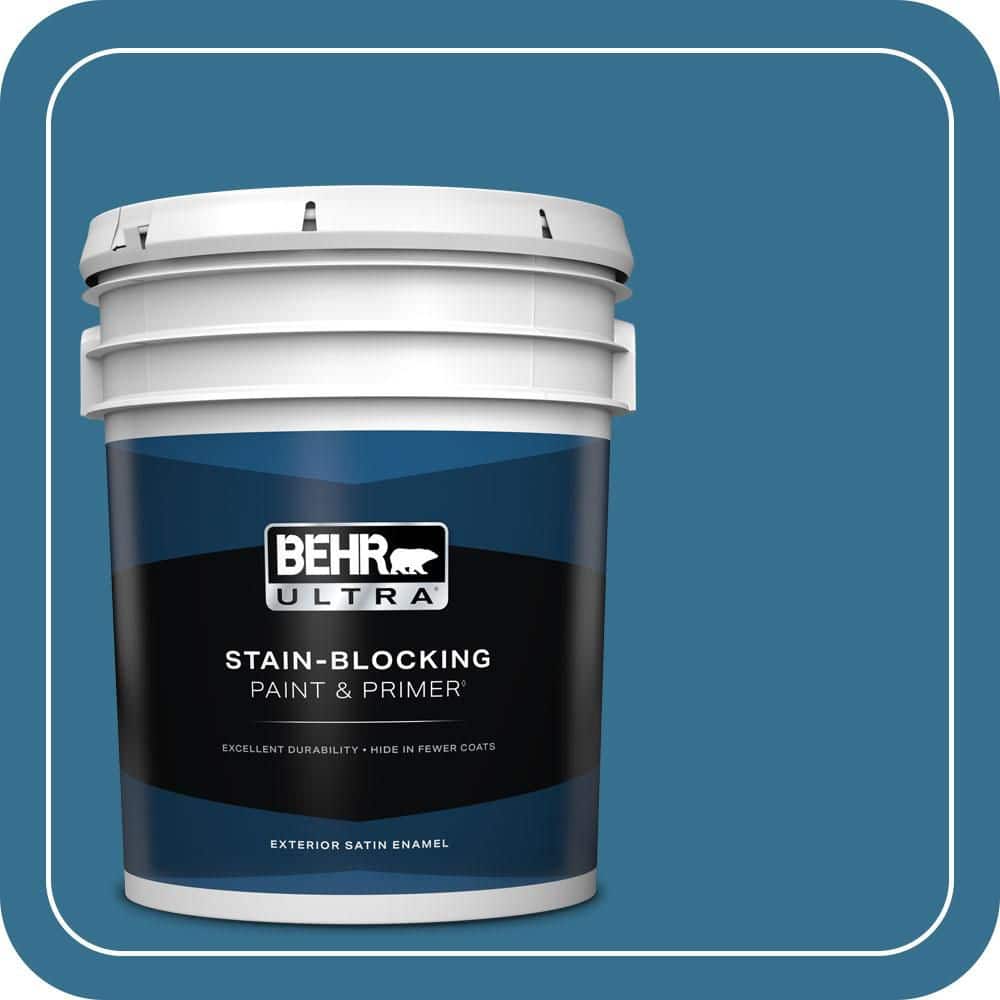 5 gal. #M490-6 Living Stream Satin Enamel Exterior Paint & Primer price history on PriceWatchPro