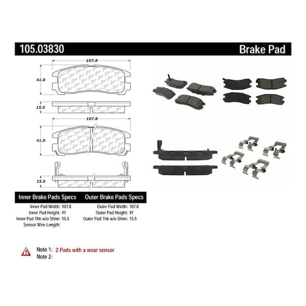 Centric Parts Disc Brake Pad Set
