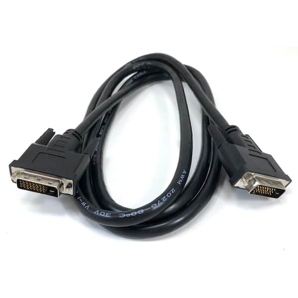 HDMI® to DVI-D Video Cable Adapter - Gold Plated - 8in