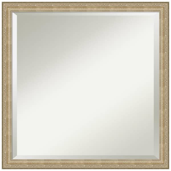 Amanti Art Paris Champagne 22 in. H x 22 in. W Framed Wall Mirror