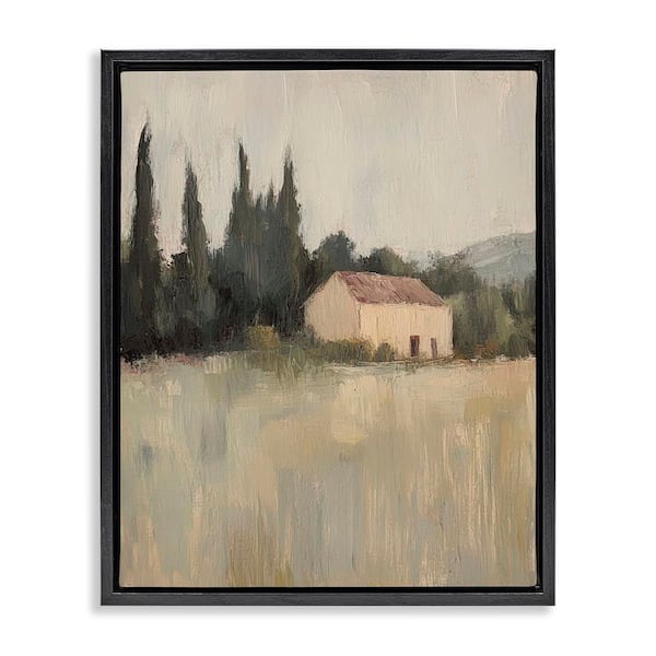 Stupell Industries Blended Nature Landscape by Petal Prints Design Black Floater Frame Nature Graphic Art Print 31 in. x 25 in.