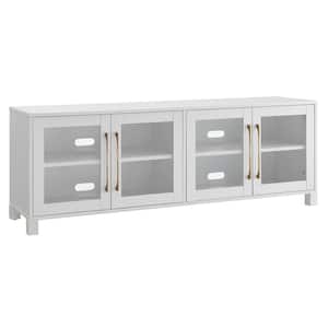 Quincy 68 in. White TV Stand Fits TV's up to 75 in.
