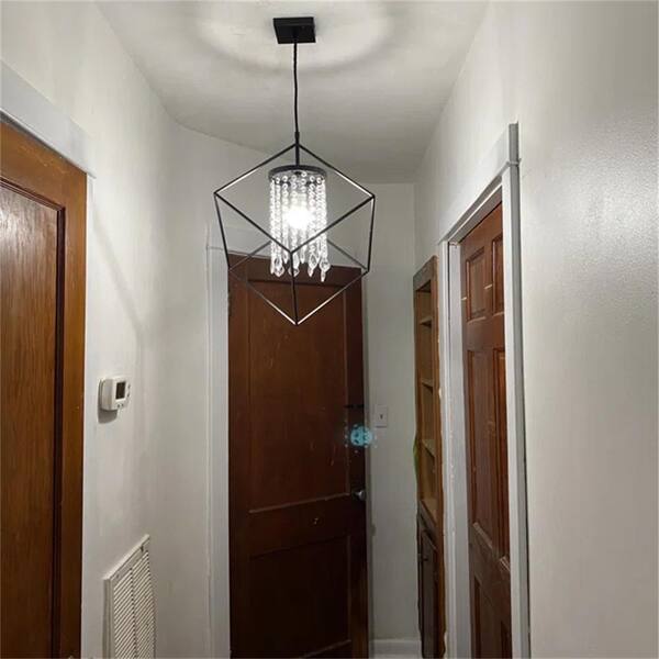 Black cube deals pendant light