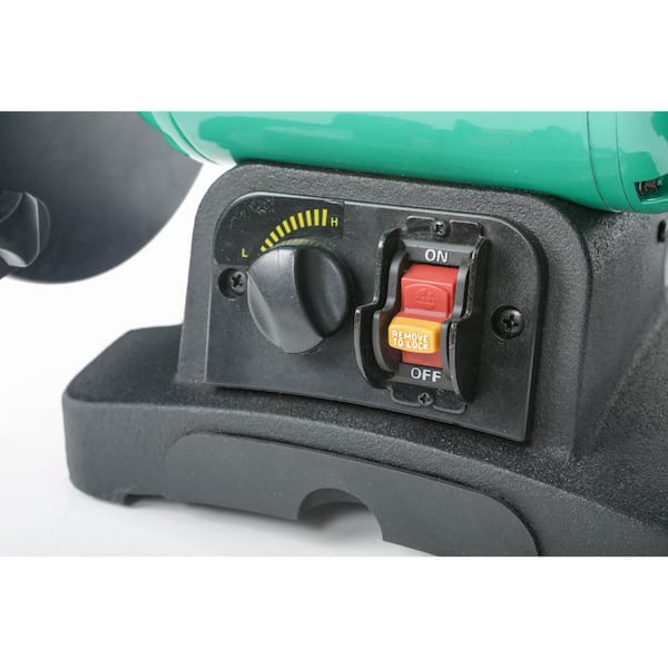 Grizzly Industrial 8 in. Variable-Speed Bench Grinder with Grizzly Industrial 8 in. Variable-Speed Bench Grinder with