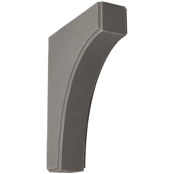 Ekena Millwork 1-3/4 in. x 8 in. x 6 in. Reclaimed Grey Clarksville Wood Vintage Decor Bracket