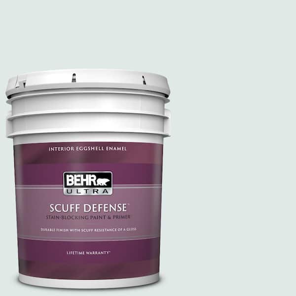 BEHR ULTRA 5 gal. #BL-W01 Calm Extra Durable Eggshell Enamel Interior Paint & Primer