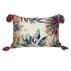 Lydia Multicolor Bolster Throw Pillow