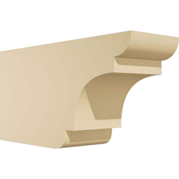 Ekena Millwork Standard New Brighton 6 in. W x 10 in. H x 20 in. D Signature Urethane Rafter Tail Outlooker
